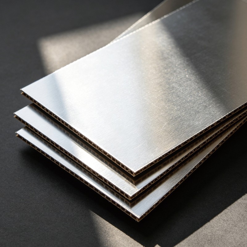 Custom Aluminum-Laminated Cardboard